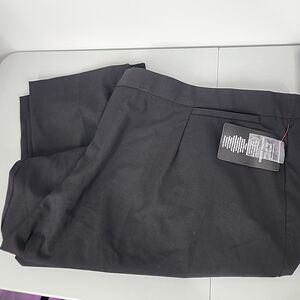 NEW Catherines Size 30W Right Fit Dress Pants Black Plus